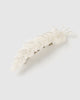 grand feather beads barrette【stock】
