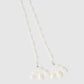 white opal scallop head dress【Delivery in March 2026】