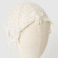 white opal scallop head dress【Delivery in March 2026】