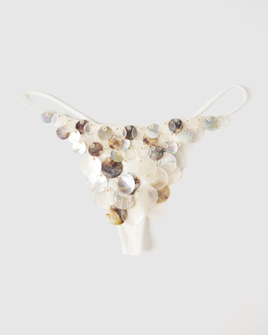 mosaic shell bikini set up【Delivery in March 2026】