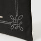 rhinestone frame tote bag Black【Delivery in February 2026】