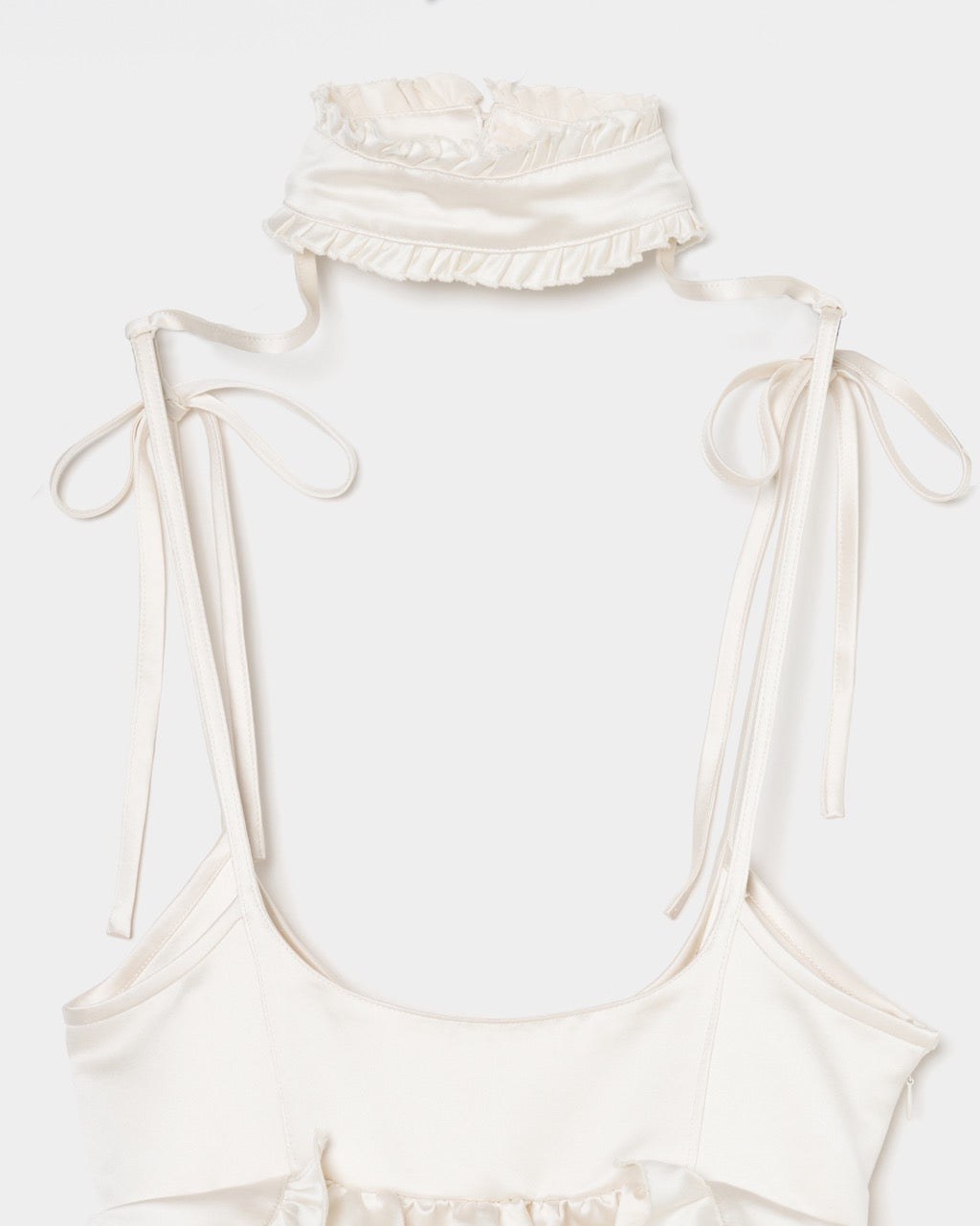 feather beads apron dress【Delivery in March 2026】