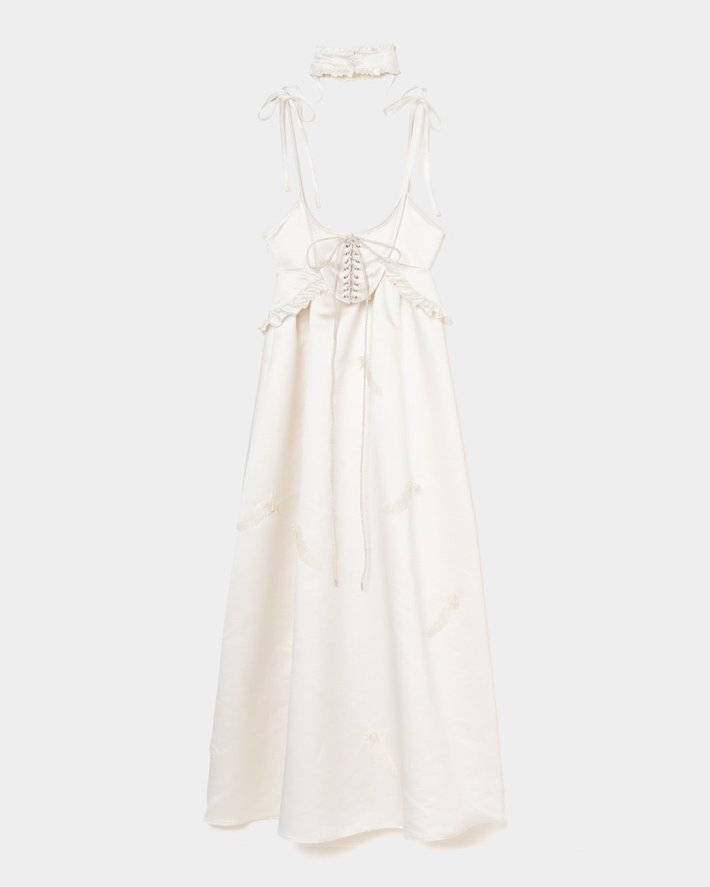 feather beads apron dress【Delivery in March 2026】