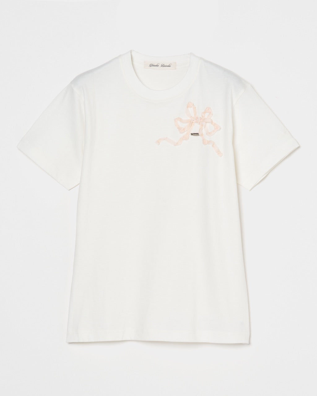 velvet lazy ribbon T-shirt【Delivery in March 2026】