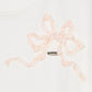 velvet lazy ribbon T-shirt【Delivery in March 2026】