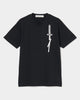 lace knight embroidery T-shirt【stock】