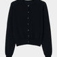 wild bloom beads embroidery cardigan Black【stock】