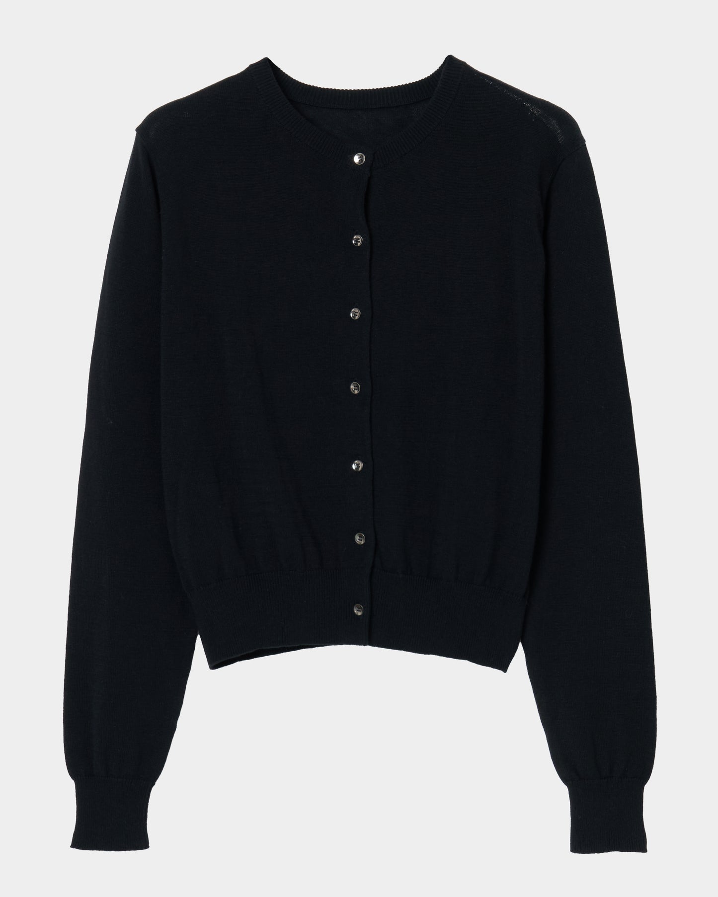 wild bloom beads embroidery cardigan Black【stock】