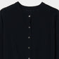 wild bloom beads embroidery cardigan Black【stock】
