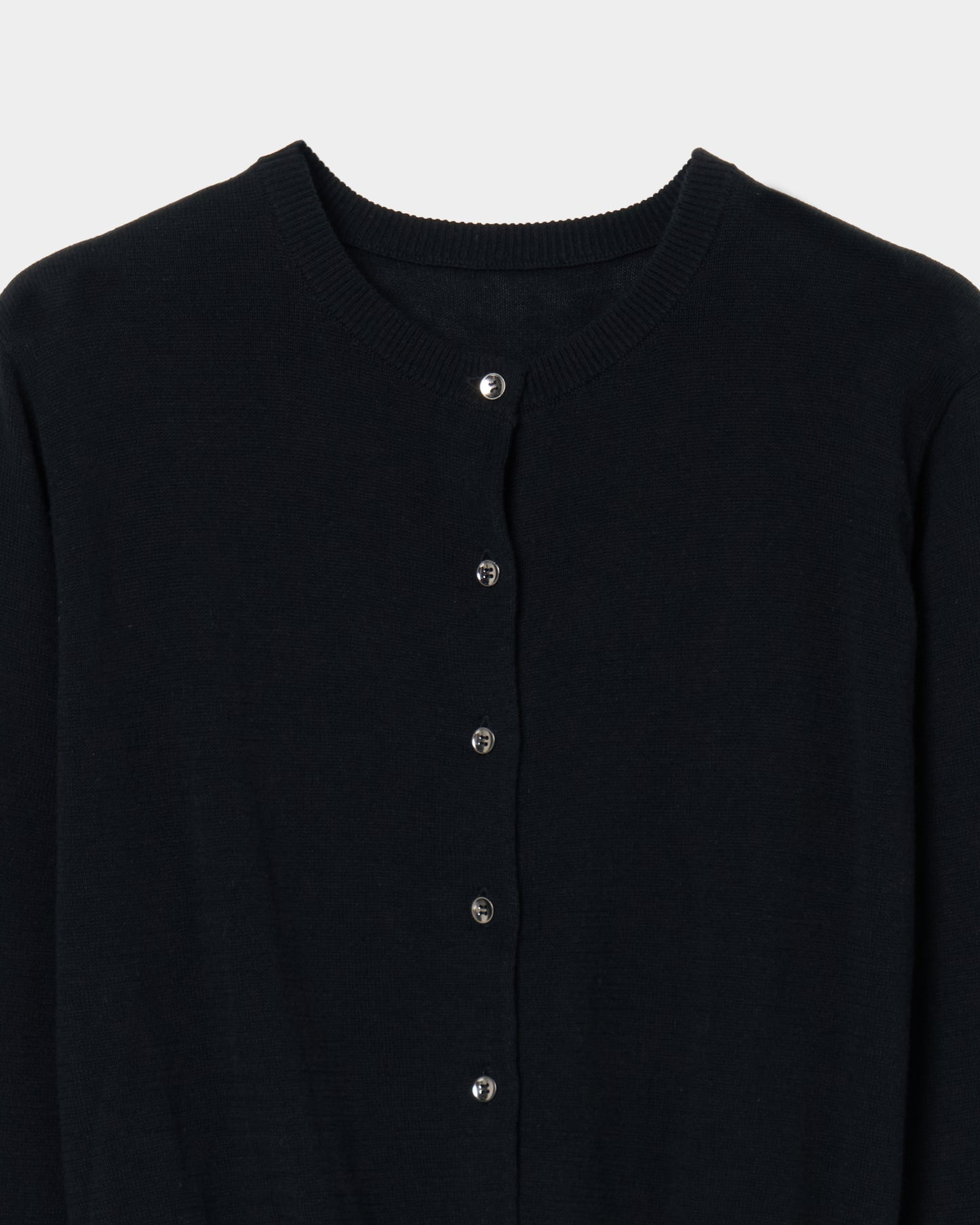 wild bloom beads embroidery cardigan Black【stock】