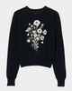 wild bloom beads embroidery cardigan Black【stock】