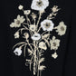 wild bloom beads embroidery cardigan Black【stock】