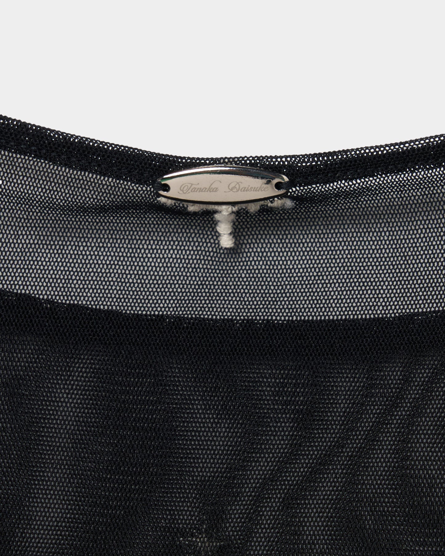 cross embroidery gather sleeve tops Black【Delivery in February 2026】