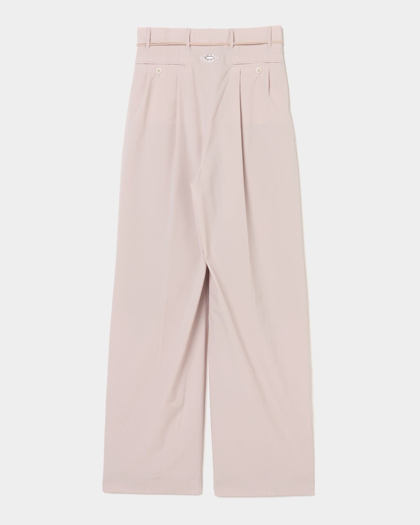 taslan tuck pants Shell pink【Delivery in February 2026】