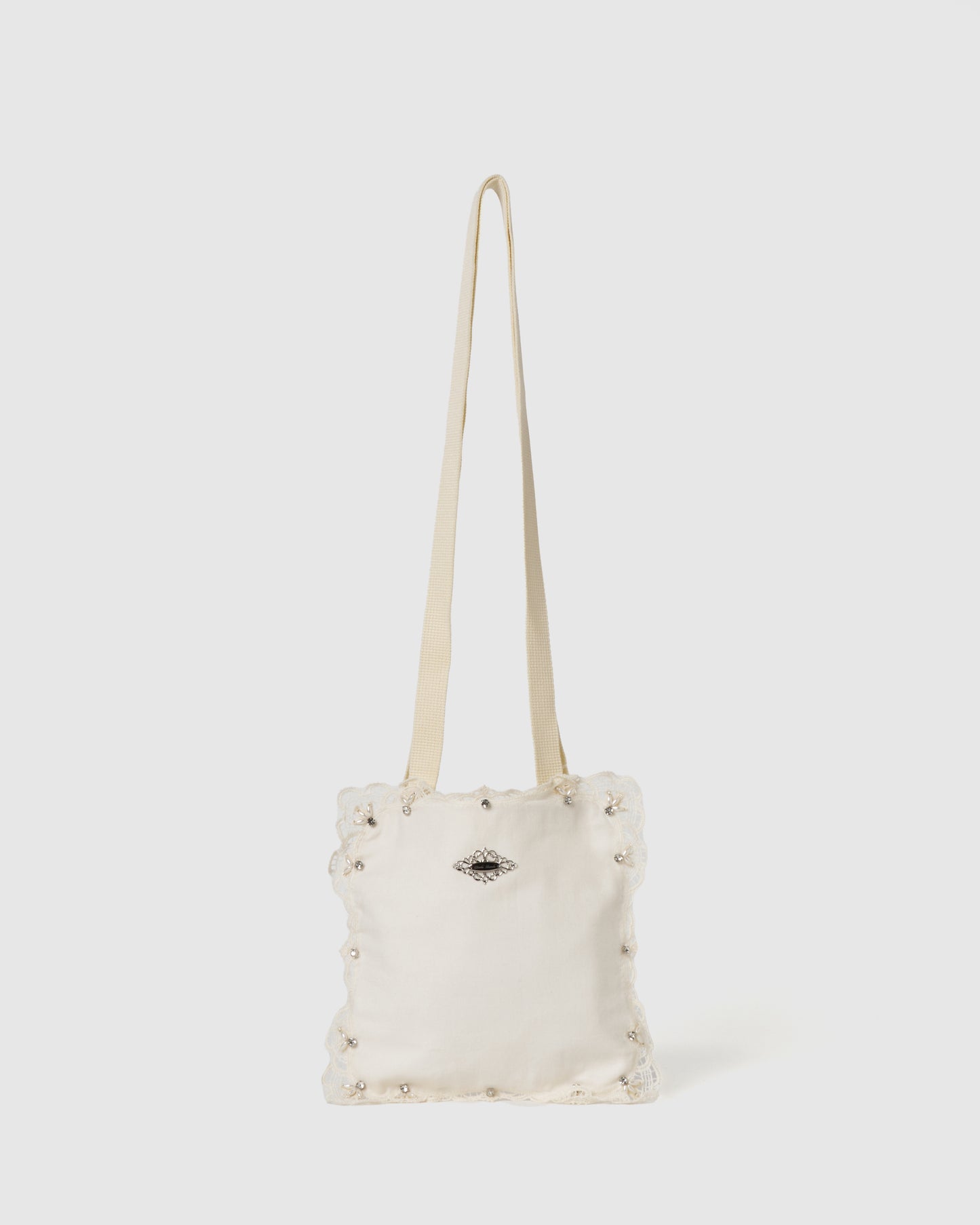 doily lace square shoulder bag【Delivery in March 2026】