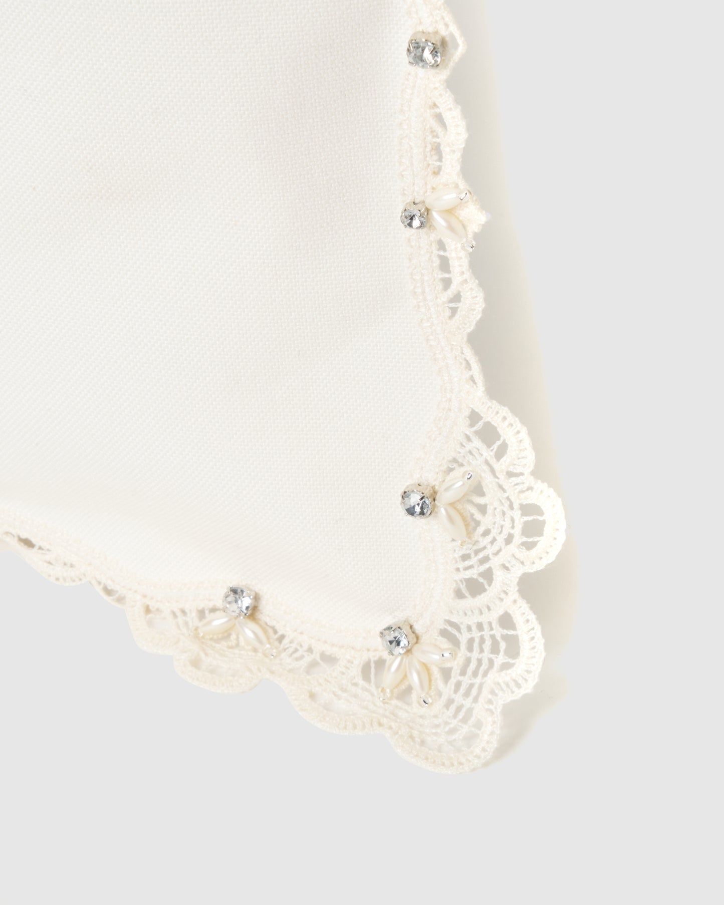 doily lace square tote bag【Delivery in March 2026】