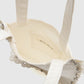 doily lace square tote bag【Delivery in March 2026】