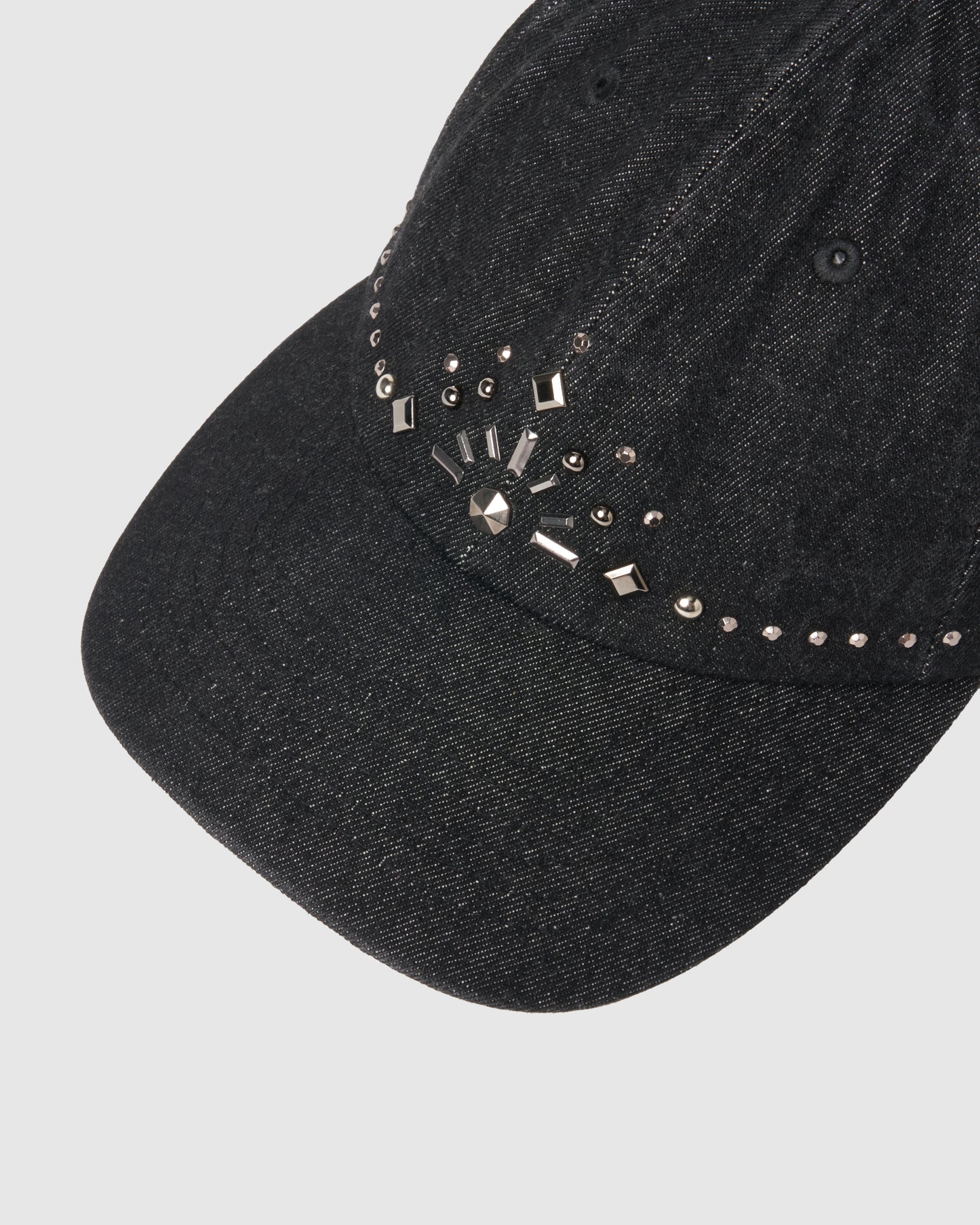 silver metal tiara cap Black【stock】