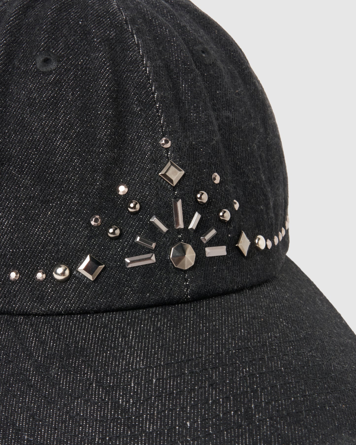 silver metal tiara cap Black【stock】