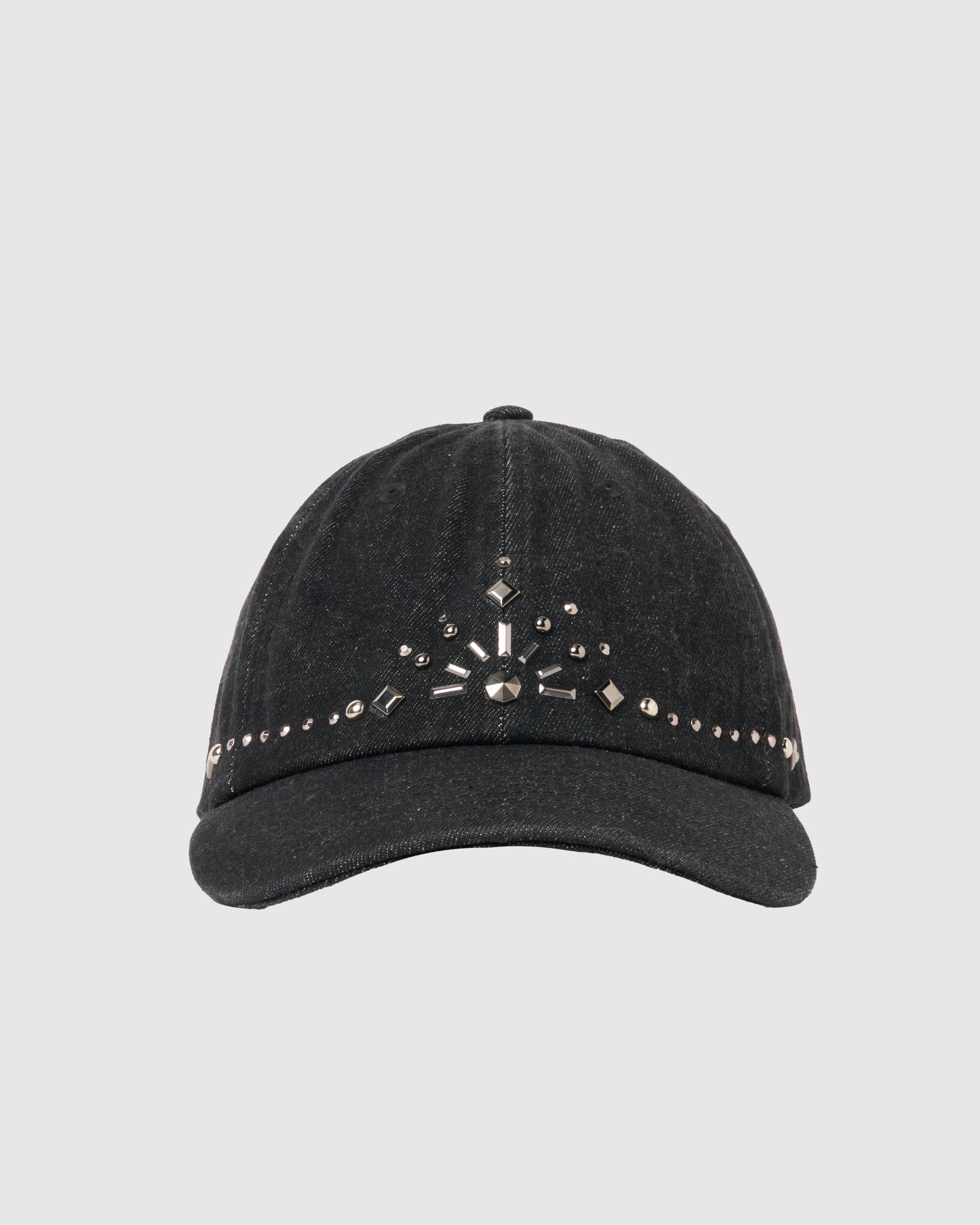 silver metal tiara cap Black【stock】