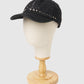 silver metal tiara cap Black【stock】