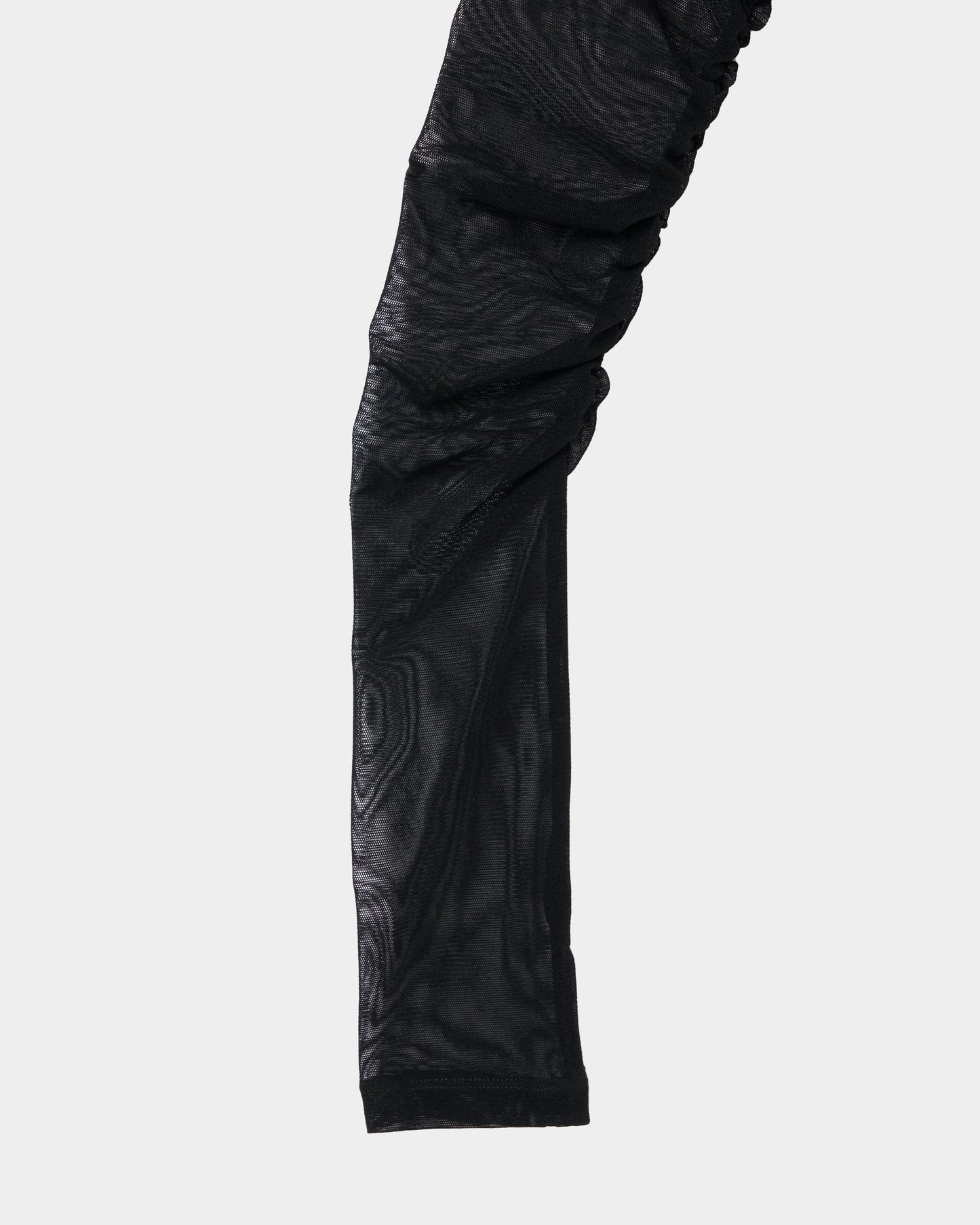 feather beads embroidery gather sleeve tops Black【Delivery in February 2026】
