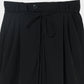taslan tuck pants Black【Delivery in February 2026】