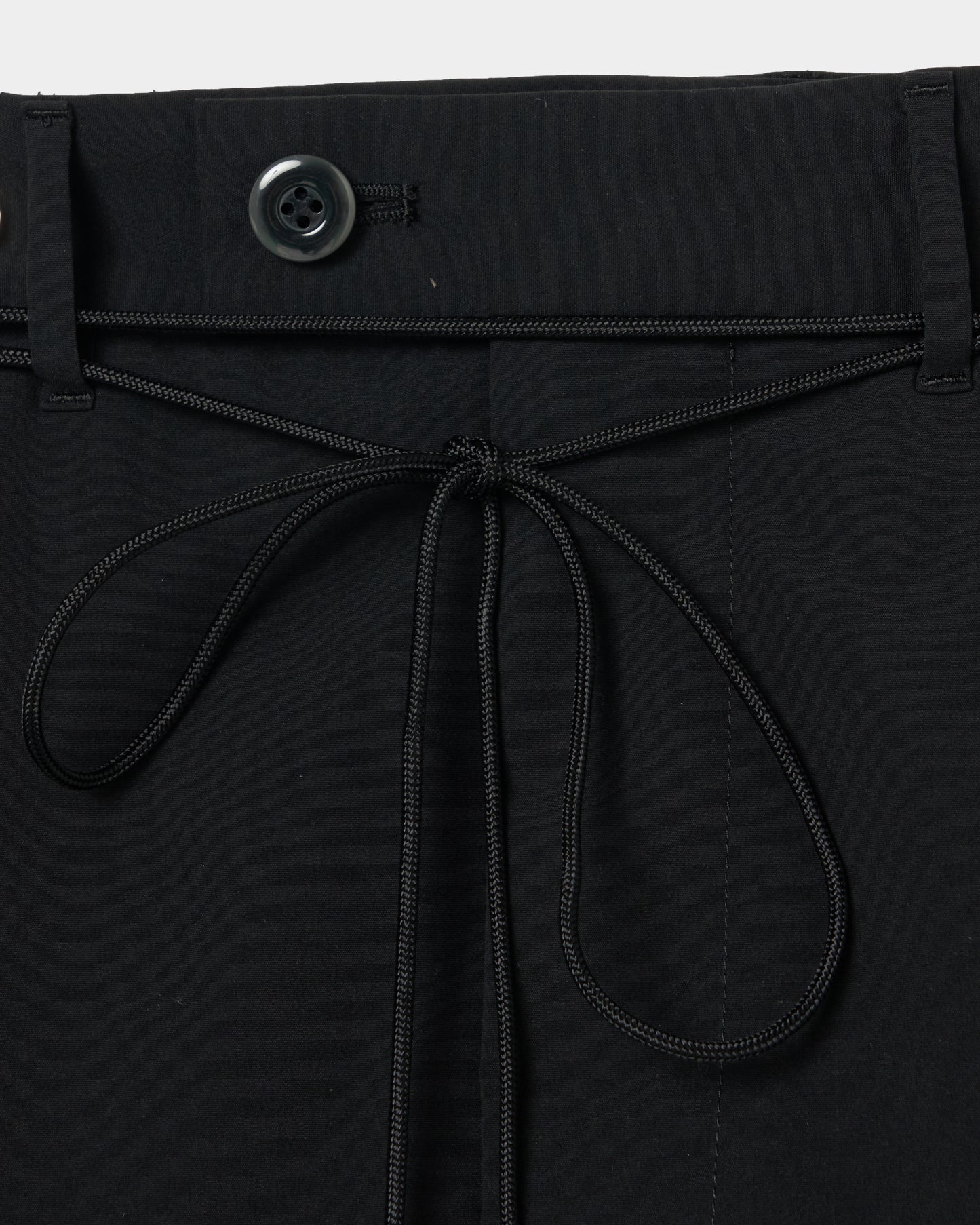 taslan tuck pants Black【Delivery in February 2026】