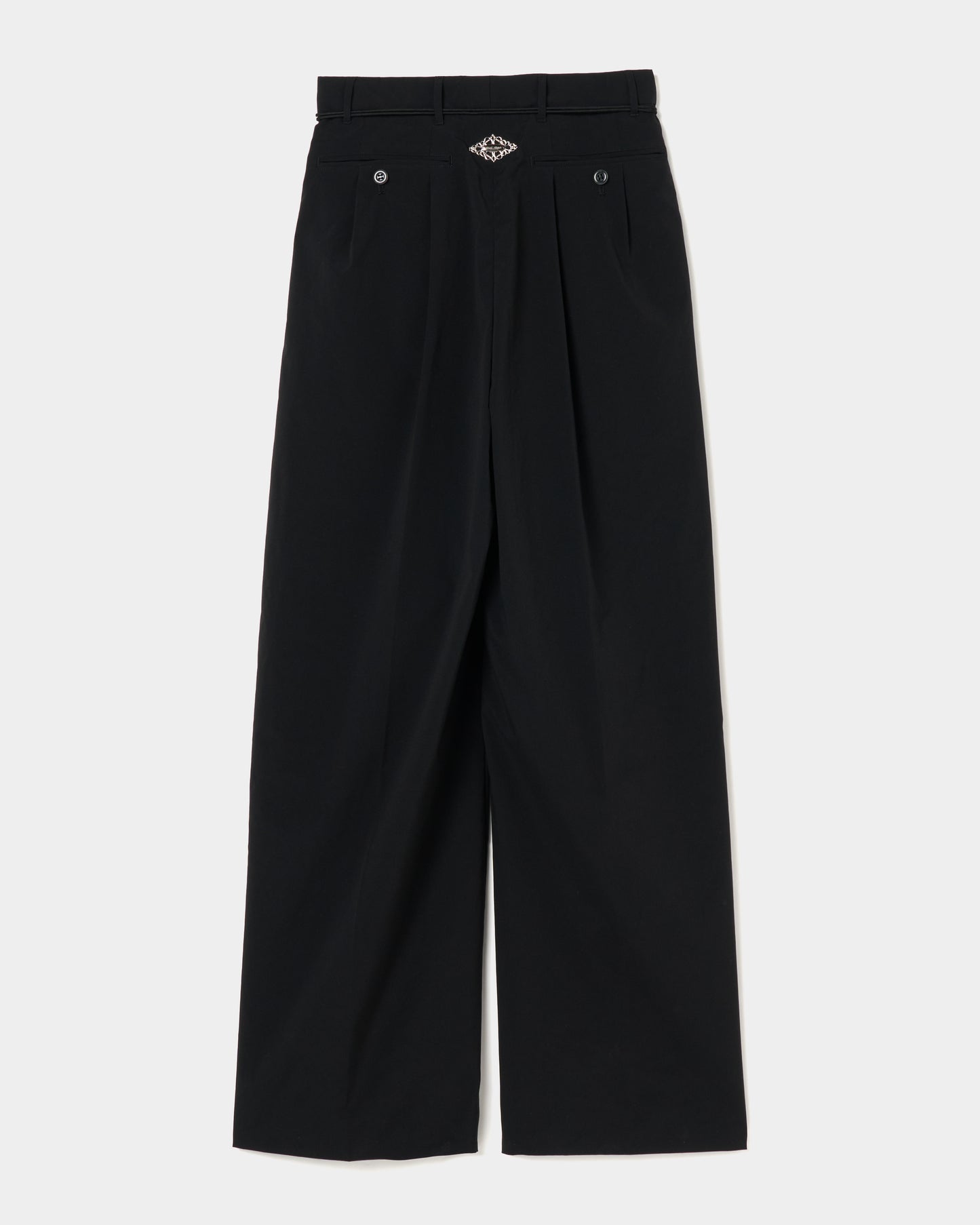 taslan tuck pants Black【Delivery in February 2026】