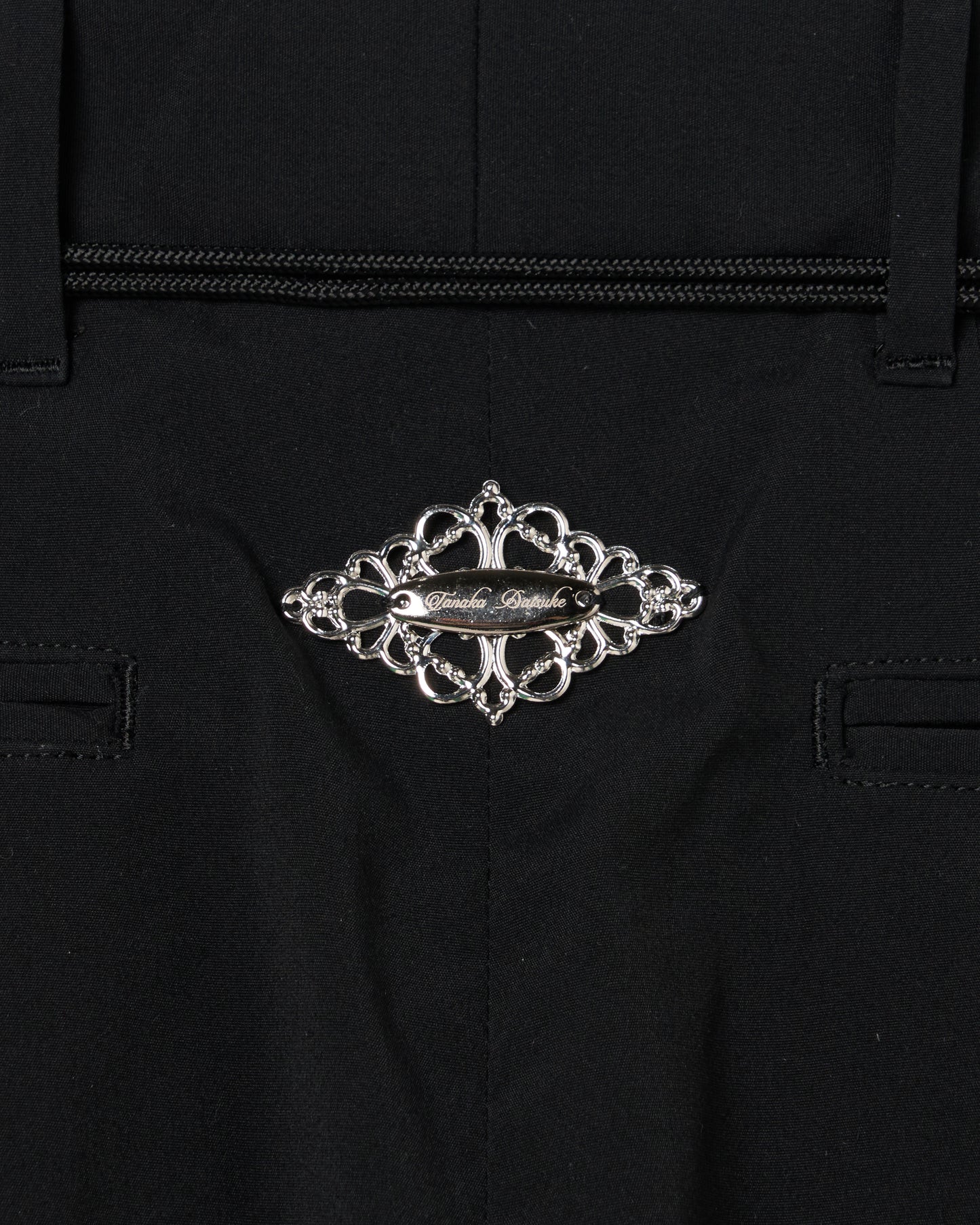 taslan tuck pants Black【Delivery in February 2026】