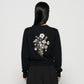 wild bloom beads embroidery cardigan Black【Delivery in February 2026】