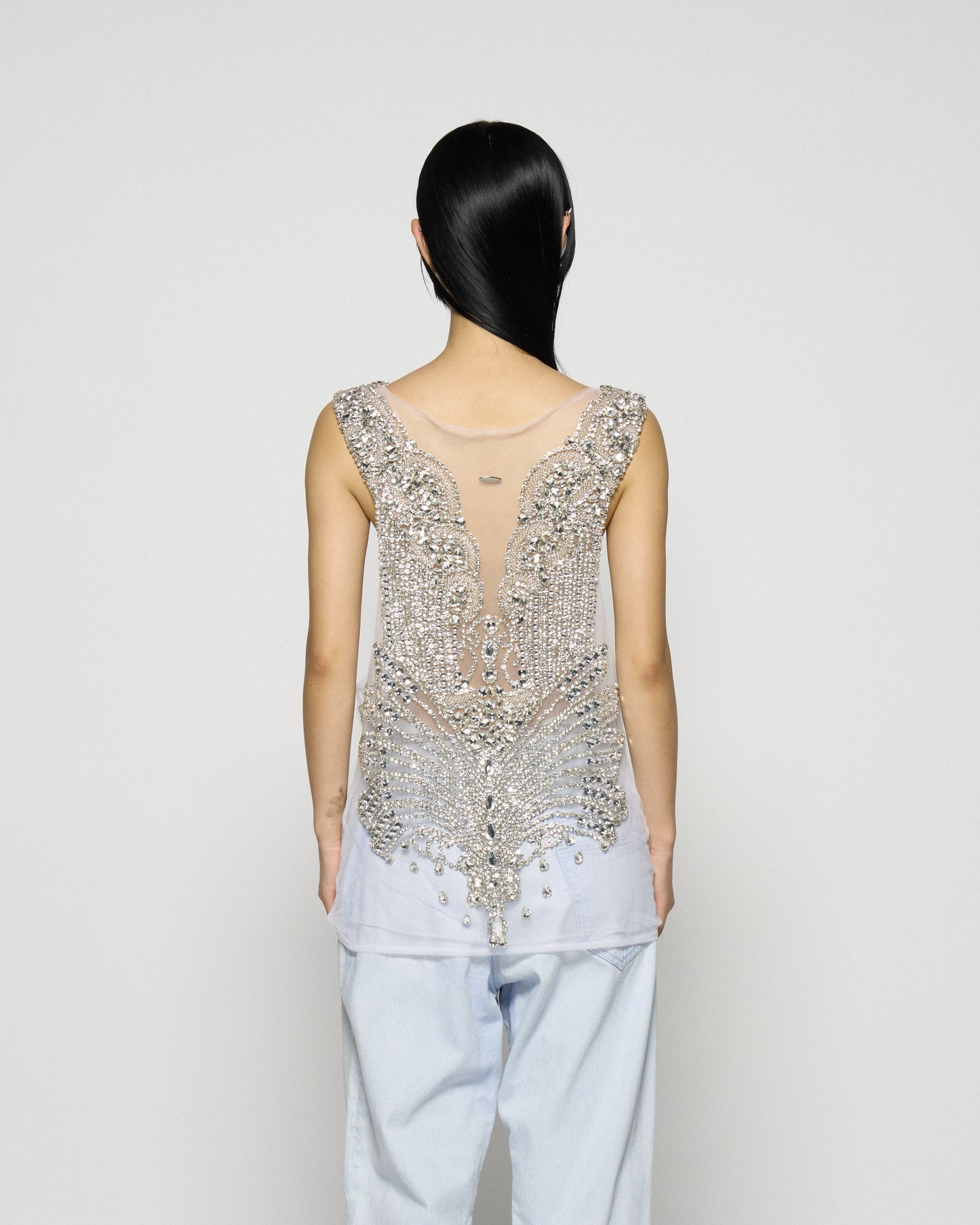 bijou harness tulle tops【Delivery in March 2026】