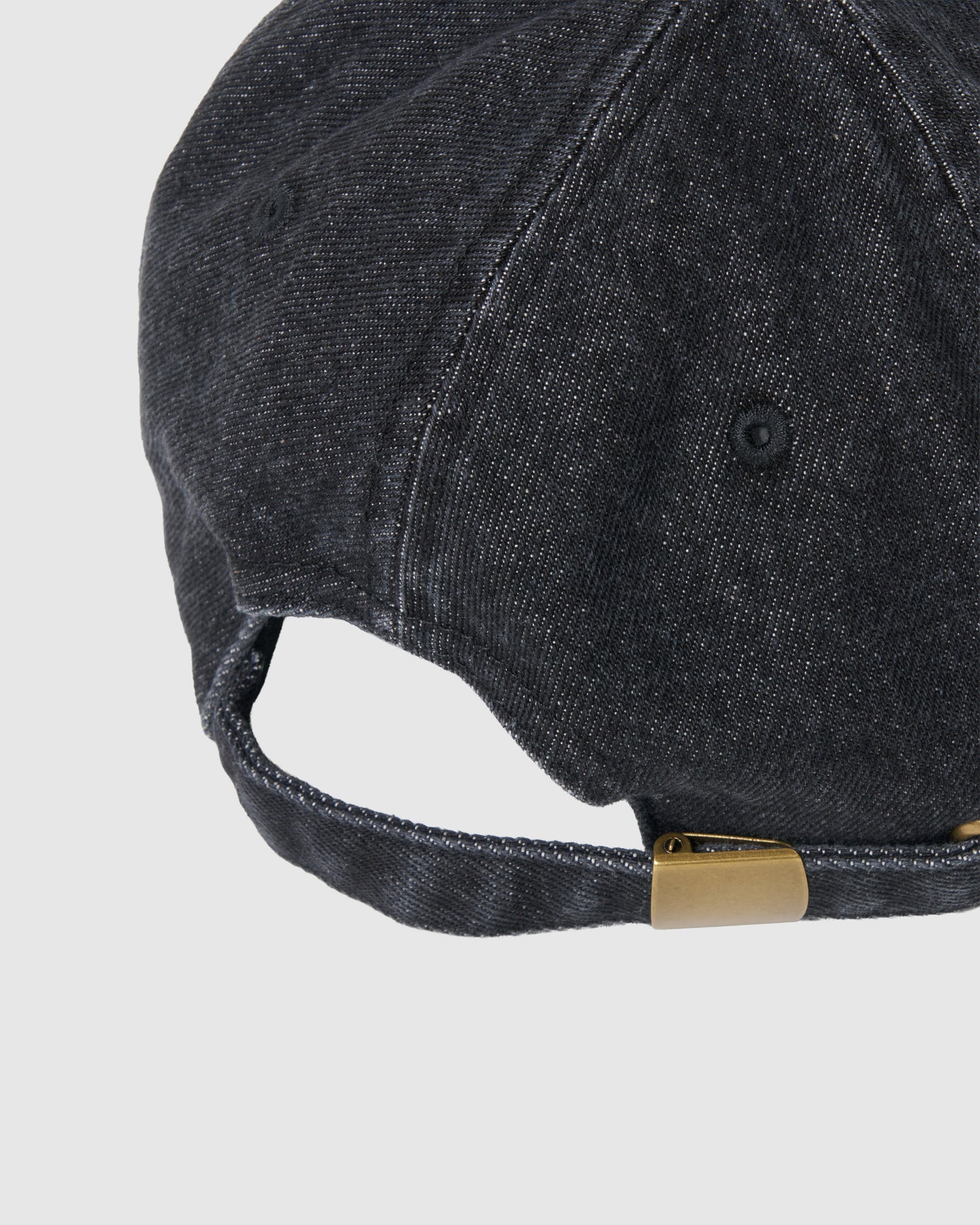 silver metal cross cap Black【stock】