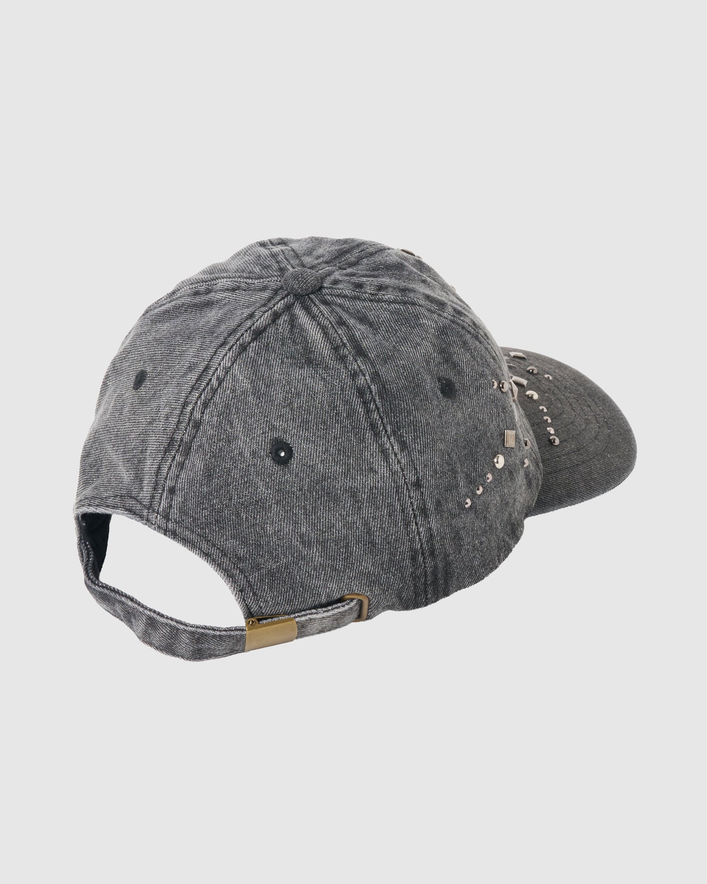 silver metal cross cap Gray【stock】