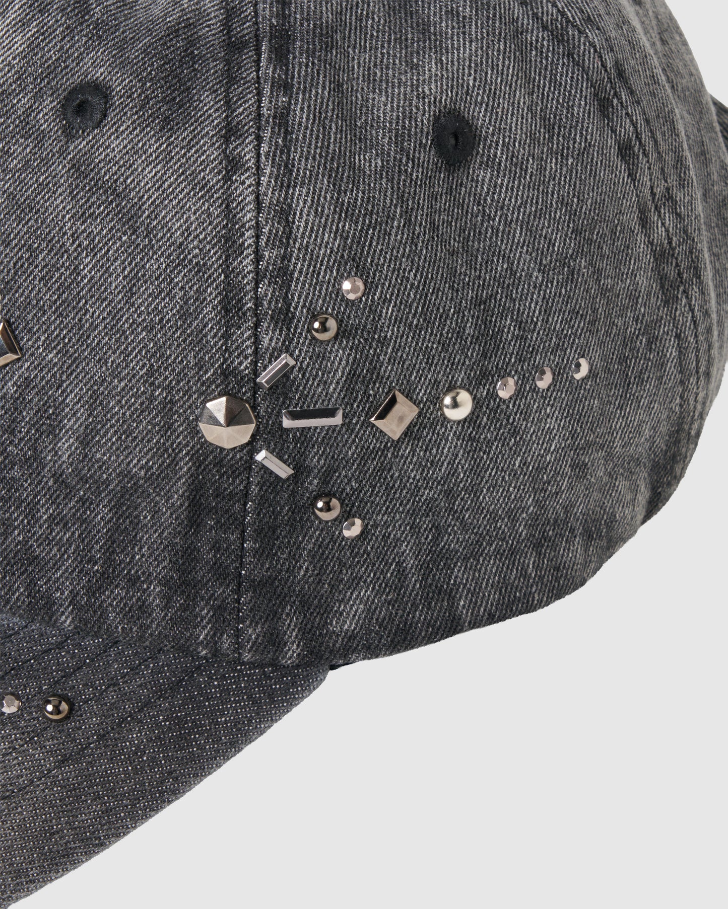 silver metal cross cap Gray【stock】