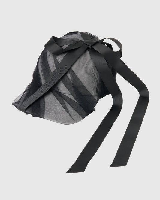 PARCO先行 | wrapping ribbon cap Black【Delivery in March 2026】