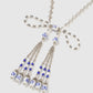 PARCO先行 | blue and white porcelain ribbon chain necklace 【Delivery in March 2026】