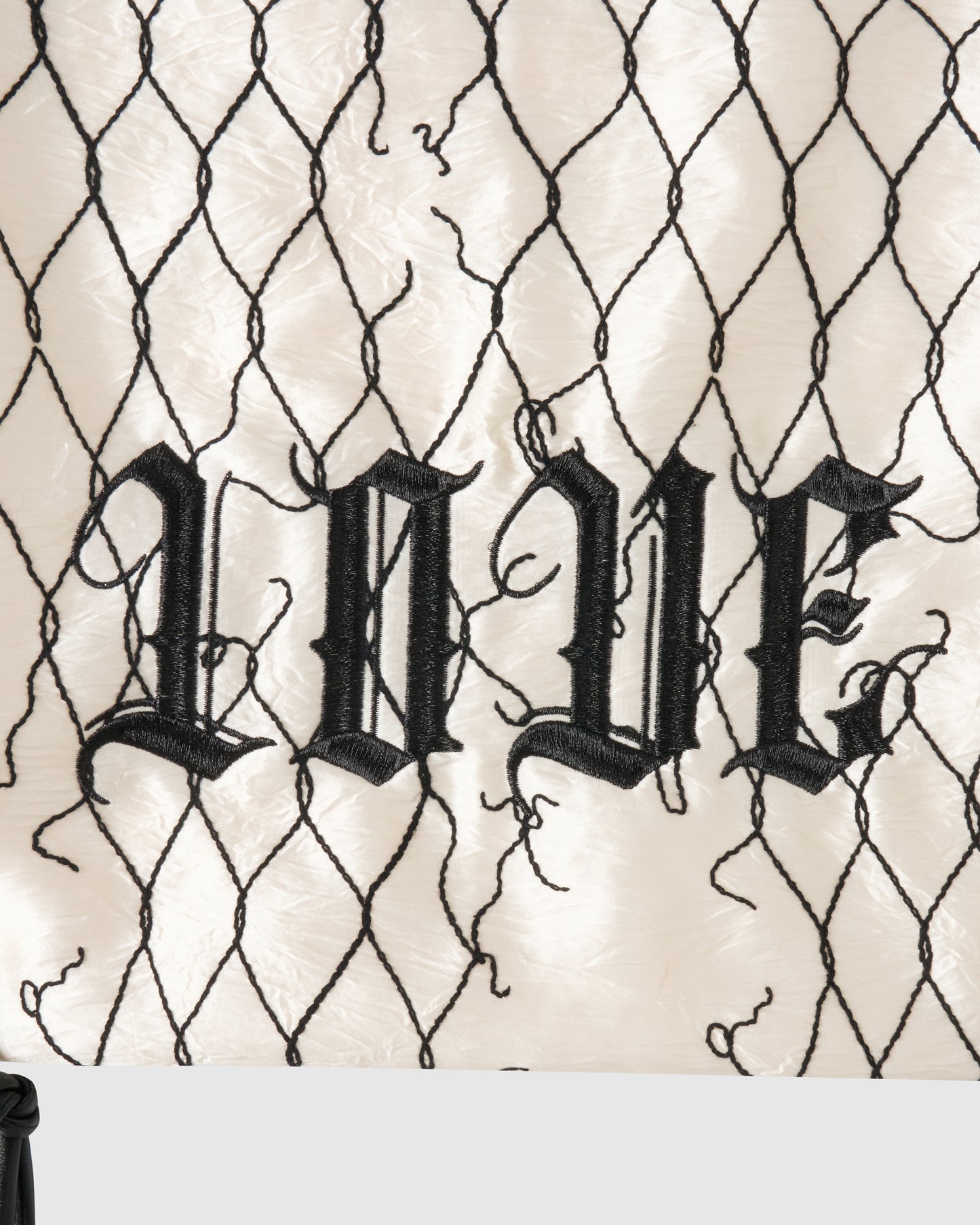 【New item】damaged fence LOVE drawstring backpack【Delivery in March 2026】