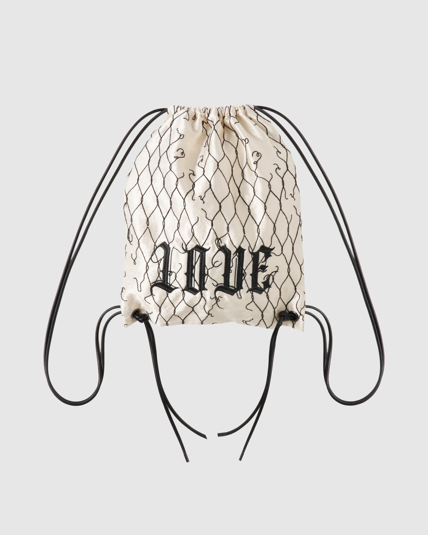 【New item】damaged fence LOVE drawstring backpack【Delivery in March 2026】