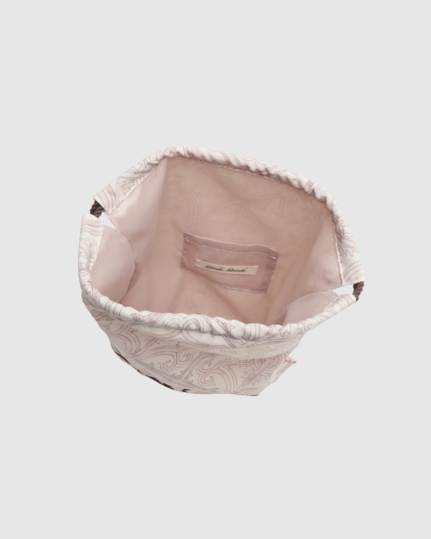 【New item】Pocelain tiles LOVE drawstring backpack【Delivery in March 2026】