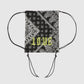 【New item】black bandana LOVE drawstring backpack【Delivery in March 2026】