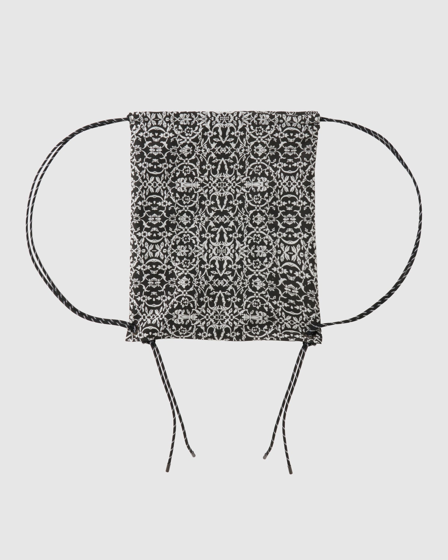 【New item】black bandana LOVE drawstring backpack【Delivery in March 2026】