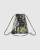 black bandana LOVE drawstring backpack【stock】