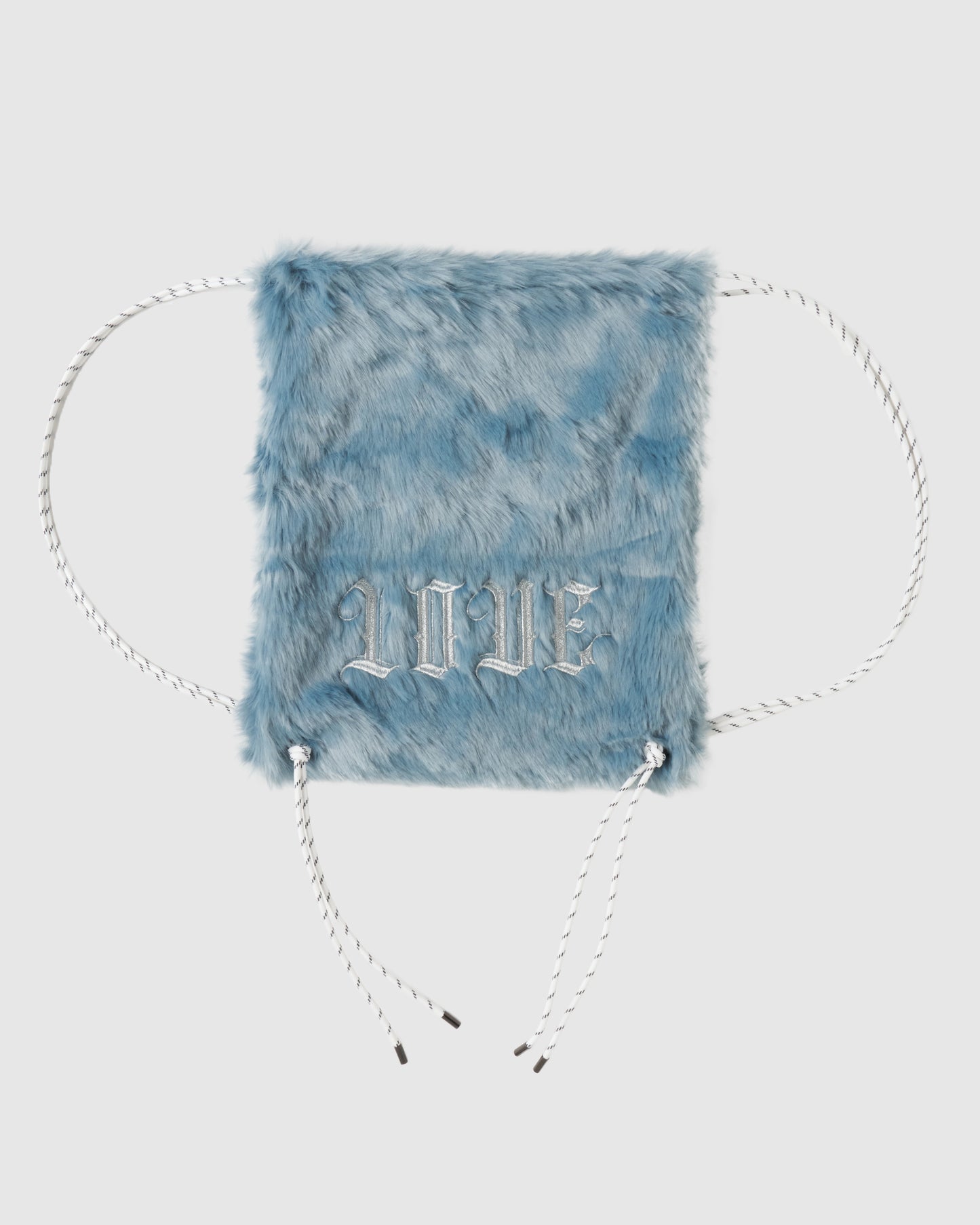 sax fur LOVE drawstring backpack【stock】