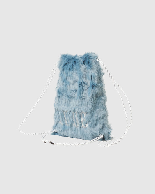 【New item】sax fur LOVE drawstring backpack【Delivery in March 2026】