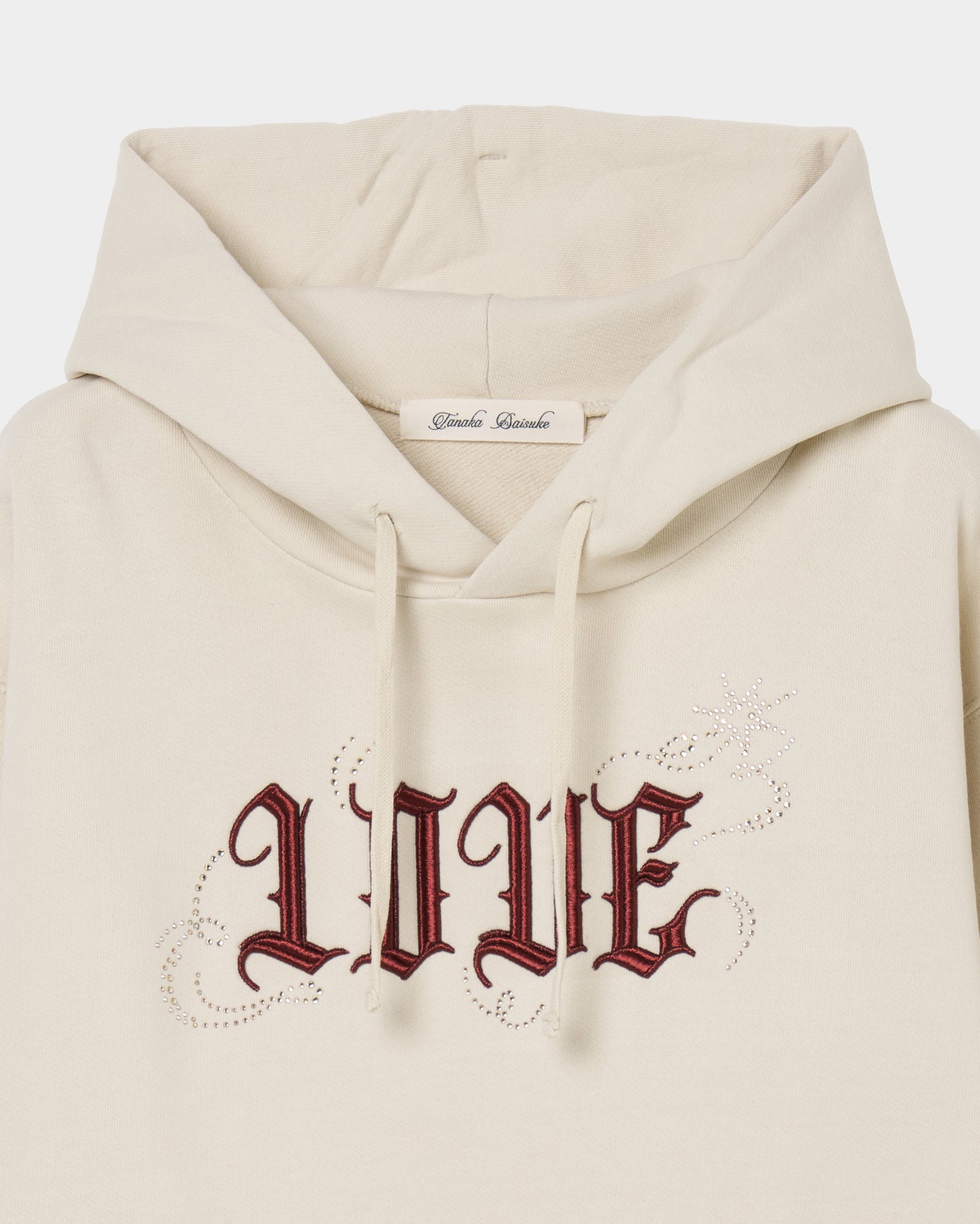【New item】LOVE sparkle hoodie Ivory【Delivery in March 2026】