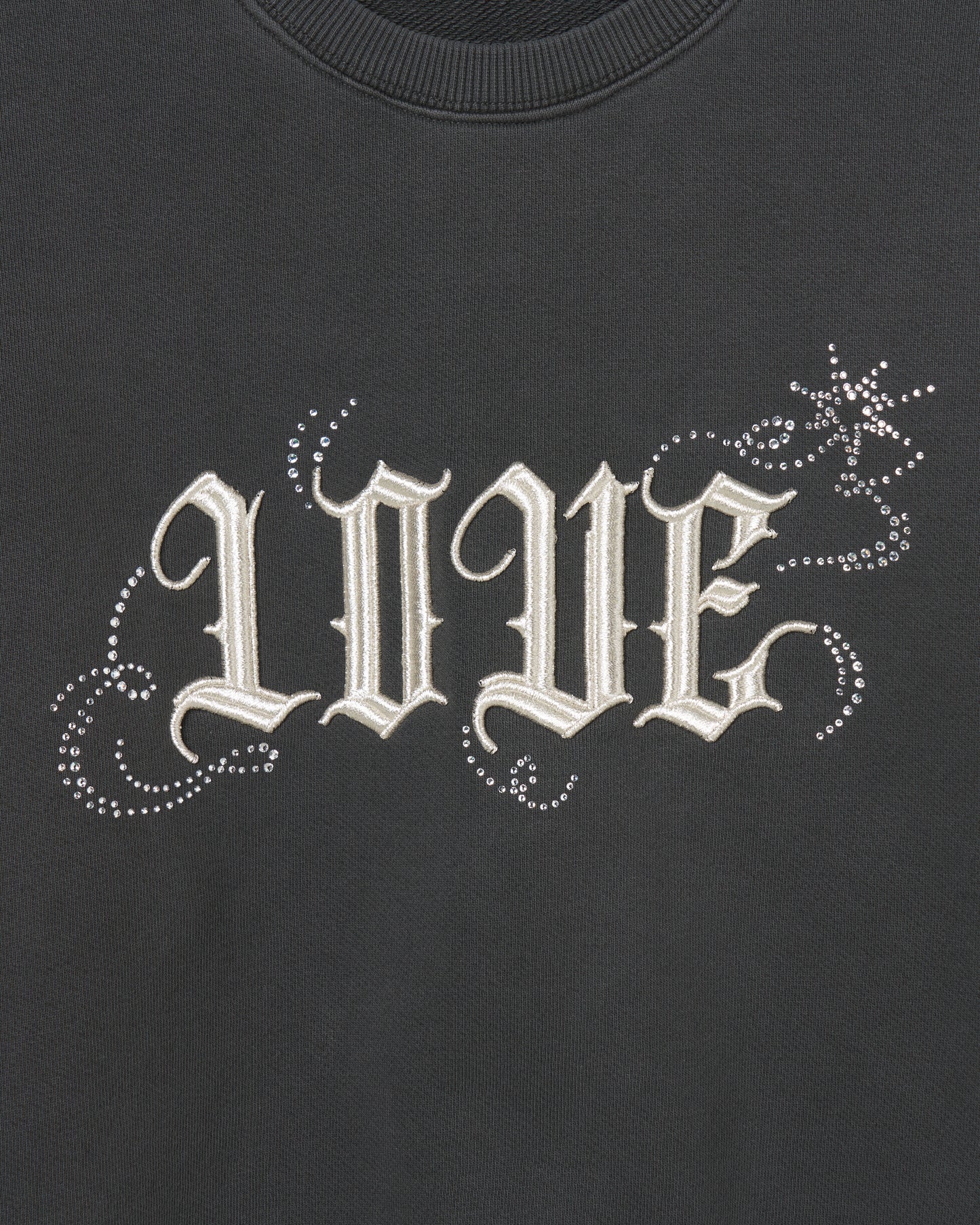 LOVE sparkle pullover Black【Delivery in March 2026】