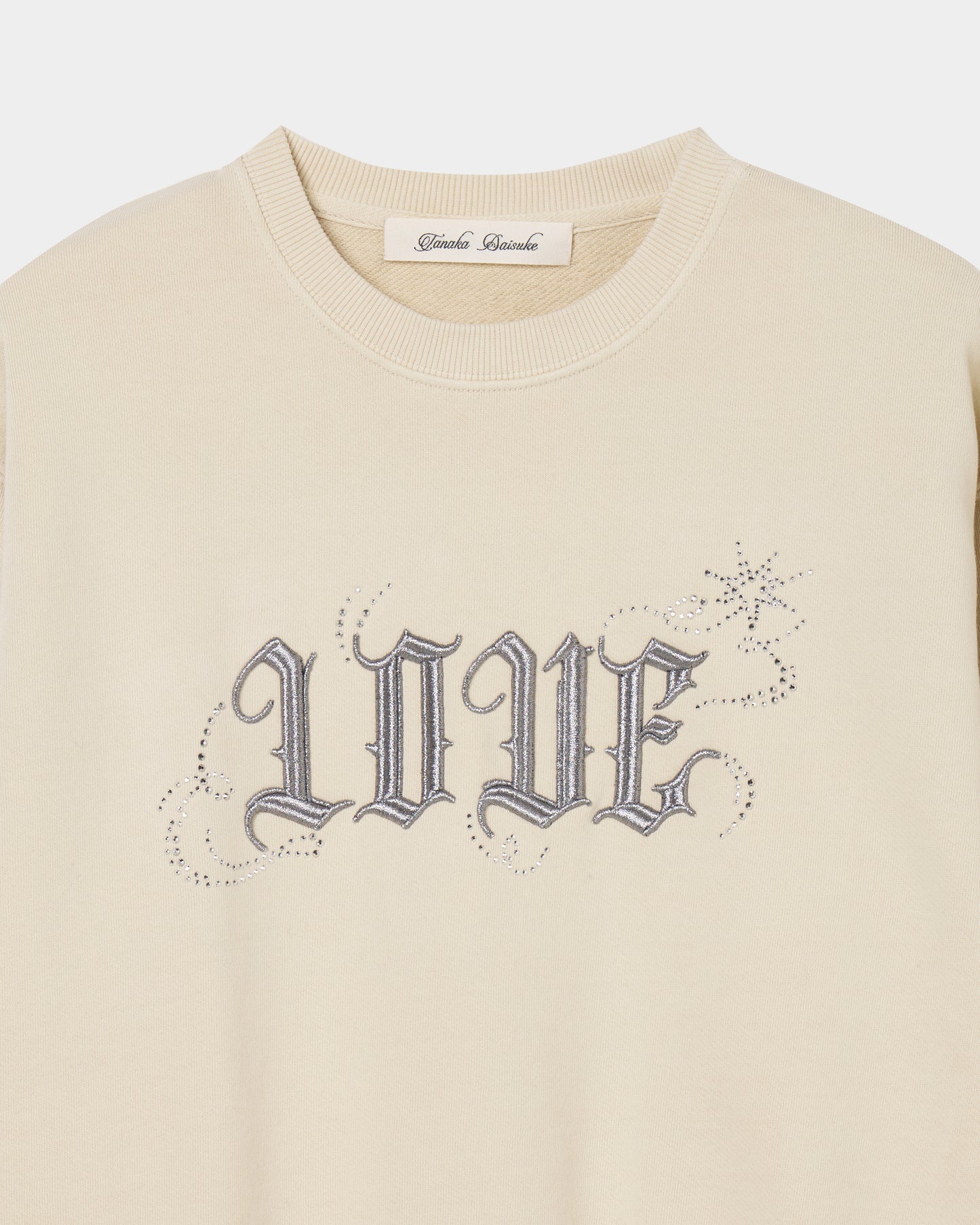 【New item】 LOVE sparkle pullover Ivory【Delivery in March 2026】