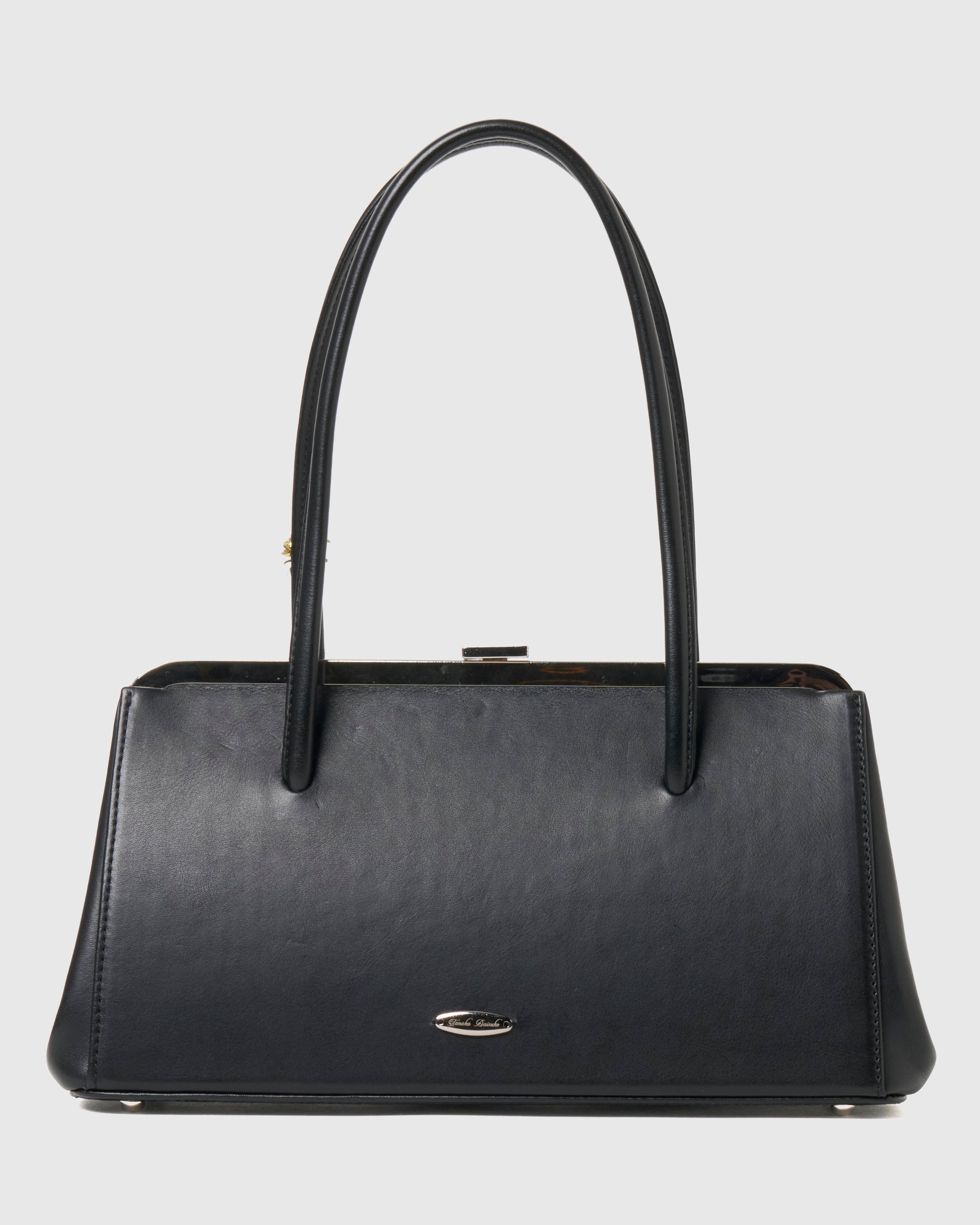 ★美品★26インチ　砲弾型ダイナモライト　バスケット付き　ブラック タナカダイスケ|バッグ|hitting the star leather handbag – tanakadaisuke