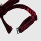 【New item】crystal bijou velvet bowtie red【Delivery in March 2026】
